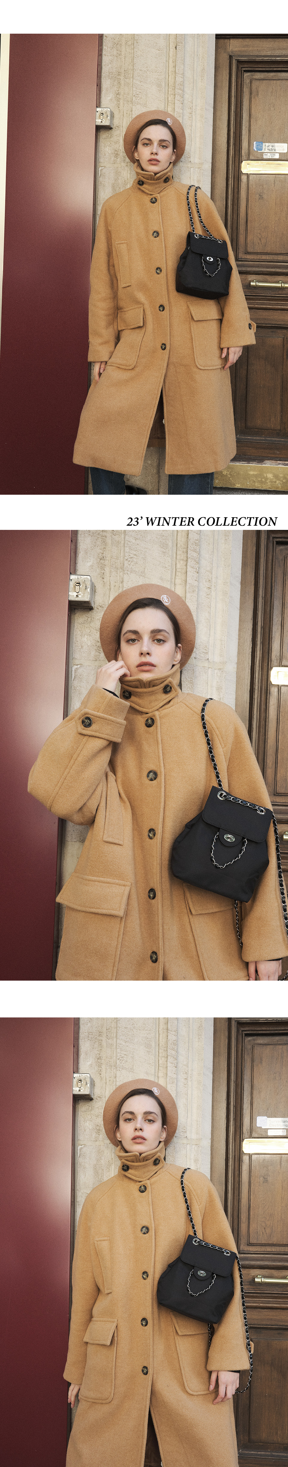 ●ANOETIC● ANC CLASSIC LOGO WOOL BERET2COLOR m1037_1121014 아노에틱(ANOETIC) ANC CLASSIC LOGO WOOL BERET_2COLOR
