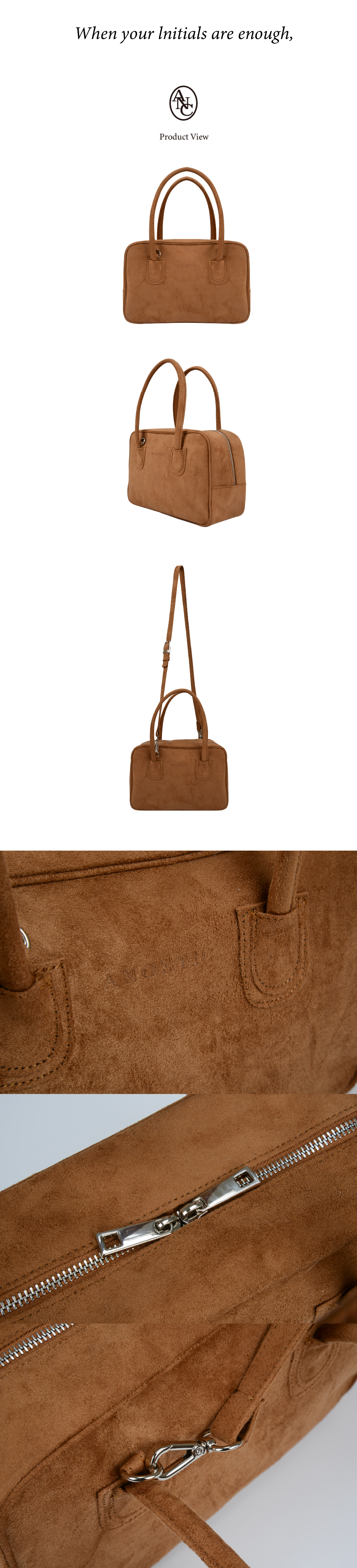 MUSINSA | ANOETIC TWO-WAY SUEDE TOTE BAG_BROWN