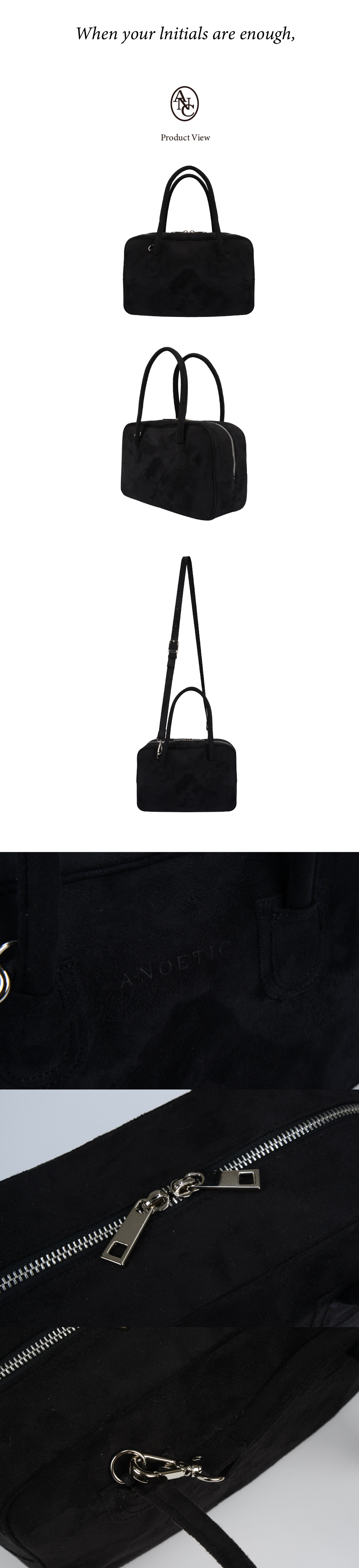 MUSINSA | ANOETIC TWO-WAY SUEDE TOTE BAG_BLACK